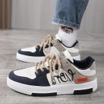 Homme-chaussures-de-skate-basses-en-similicuir-avec-semelle-en-caoutchouc-antide-picture-4