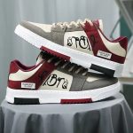 Homme-chaussures-de-skate-basses-en-similicuir-avec-semelle-en-caoutchouc-antide-picture-8