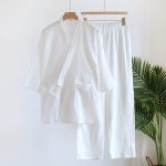 Jinbei-homme-en-coton-gaufre-style-kimono-croise-avec-lien-a-nouer-picture-7