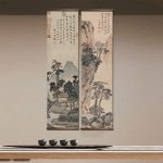 Kakemono-de-decoration-murale-zen-avec-paysage-montagneux-a-lencre-et-calligraph-picture-2