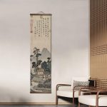 Kakemono-de-decoration-murale-zen-avec-paysage-montagneux-a-lencre-et-calligraph-picture-3
