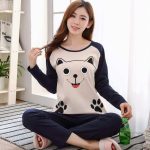 Kawaii-pyjama-set-ample-et-confortable-a-motifs-dours-chat-lapin-et-panda-picture-5