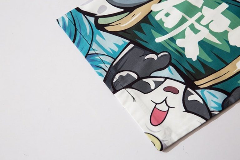 Kimono-imprime-panda-ou-pantalon-sarouel-assorti-en-tissu-leger-picture-4