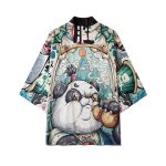 Kimono-imprime-panda-ou-pantalon-sarouel-assorti-en-tissu-leger-picture-6