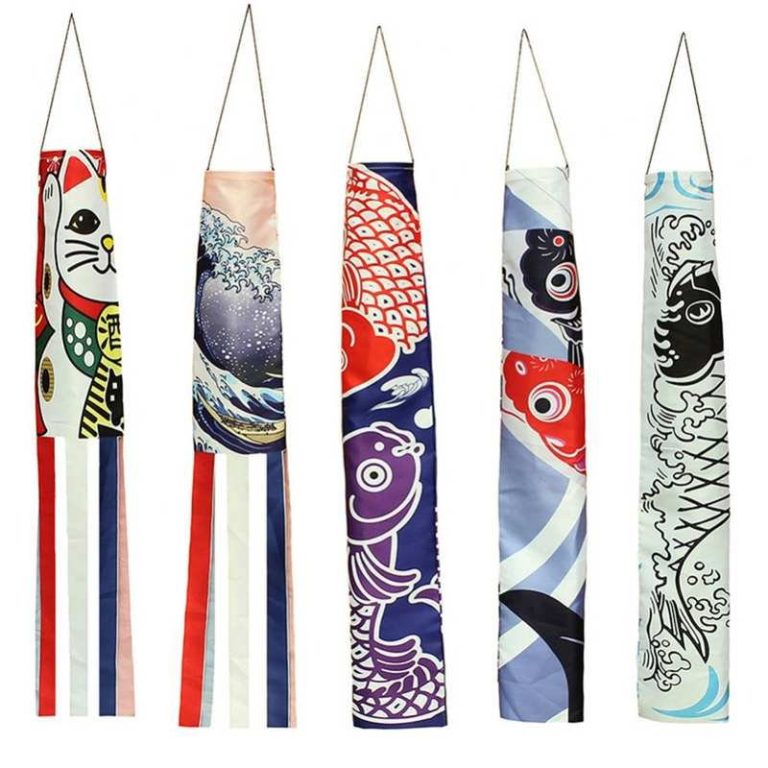 Koinobori-japonais-traditionnel-en-forme-de-carpe-decoration-interieure-et-exter-picture-1