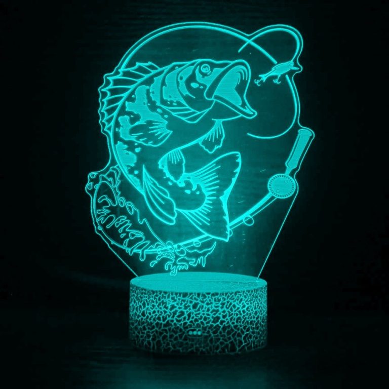 Lampe-LED-3D-avec-motif-de-poisson-Carpe-Koi-picture-2