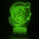 Lampe-LED-3D-avec-motif-de-poisson-Carpe-Koi-picture-3