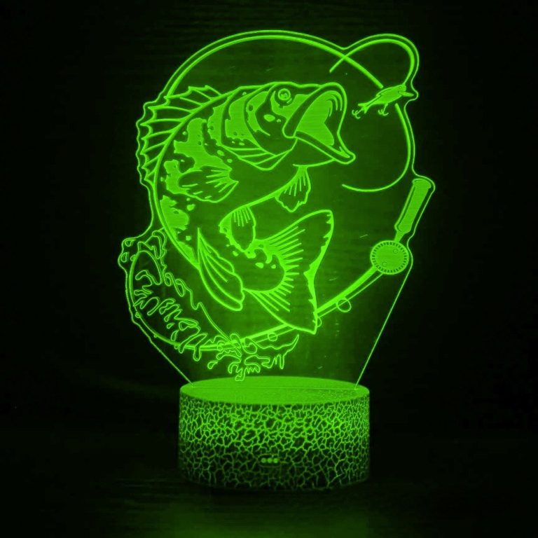 Lampe-LED-3D-avec-motif-de-poisson-Carpe-Koi-picture-3