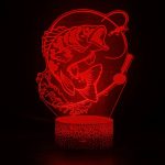 Lampe-LED-3D-avec-motif-de-poisson-Carpe-Koi-picture-5