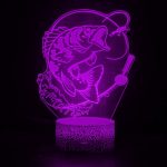 Lampe-LED-3D-avec-motif-de-poisson-Carpe-Koi-picture-6