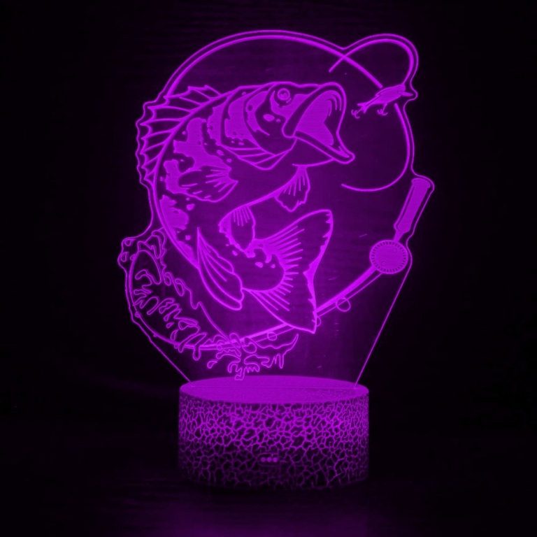 Lampe-LED-3D-avec-motif-de-poisson-Carpe-Koi-picture-6