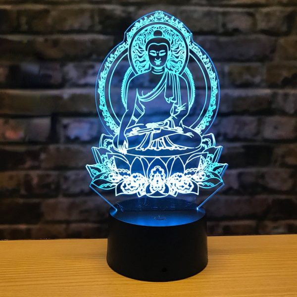 Lampe de chevet bouddha 3D