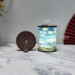 Lampe-japonaise-en-papier-plisse-facon-lanterne-pliable-et-rechargeable-picture-4