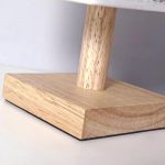 Lampe-japonaise-traditionnelle-a-abat-jour-calligraphie-et-socle-en-bois-massif-picture-3
