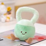 Mini-peluche-kawaii-haltere-ou-kettlebell-avec-visage-souriant-picture-7