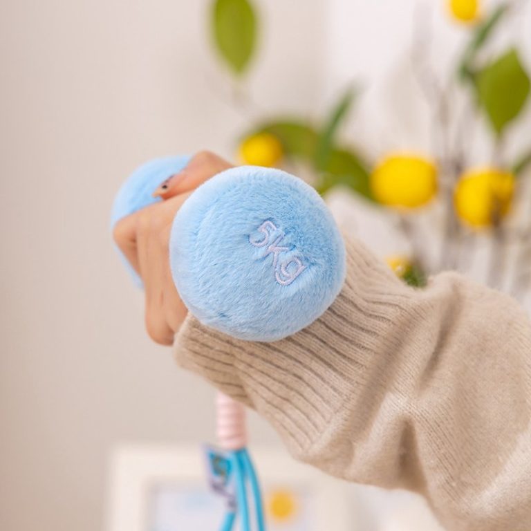 Mini-peluche-kawaii-haltere-ou-kettlebell-avec-visage-souriant-picture-9