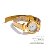Montre-vintage-doree-au-style-retro-chic-avec-bracelet-en-acier-et-cadran-nacre-picture-1-3