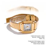 Montre-vintage-doree-au-style-retro-chic-avec-bracelet-en-acier-et-cadran-nacre-picture-1-5