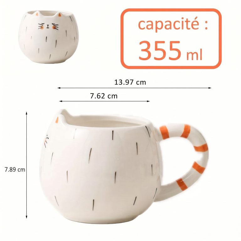 Mug-en-forme-de-chat-en-porcelaine-avec-anse-en-queue-rayee-technique-9139