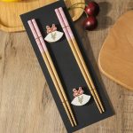 Paire-de-baguettes-japonaises-en-bambou-design-avec-motifs-traditionnels-picture-10