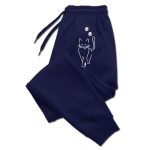 Pantalon-de-jogging-droit-en-molleton-a-motif-de-chat-picture-6