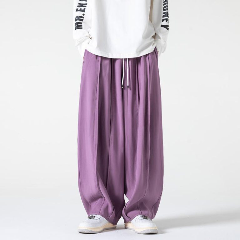 Pantalon-parachute-homme-oversize-a-plis-avec-jambes-larges-et-taille-elastique-picture-8