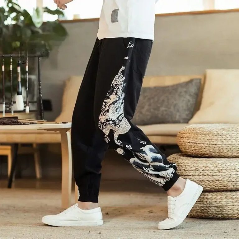 Pantalon-sarouel-homme-grande-taille-a-motif-de-dragon-oriental-picture-1