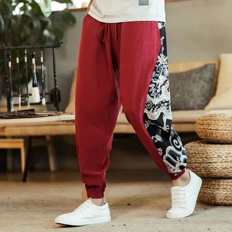 Pantalon-sarouel-homme-grande-taille-a-motif-de-dragon-oriental-picture-4
