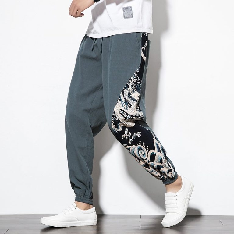 Pantalon-sarouel-homme-grande-taille-a-motif-de-dragon-oriental-picture-7