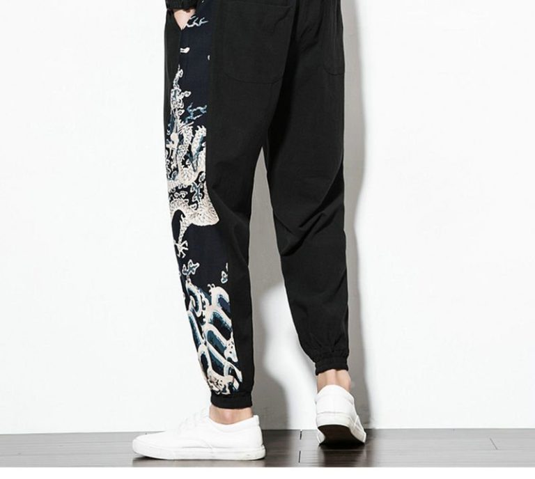 Pantalon-sarouel-homme-grande-taille-a-motif-de-dragon-oriental-picture-8