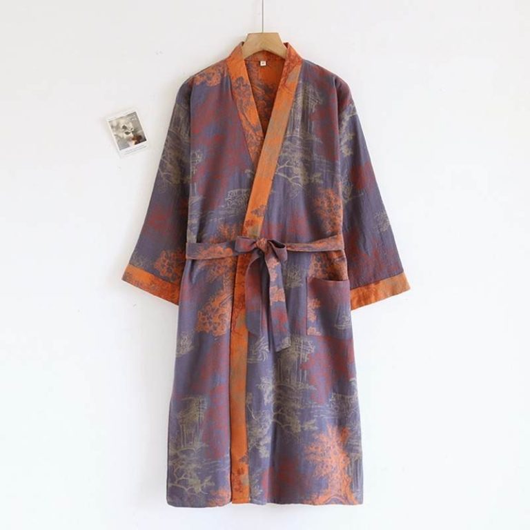 Peignoir-kimono-femme-coton-a-motifs-de-paysages-japonais-picture-12