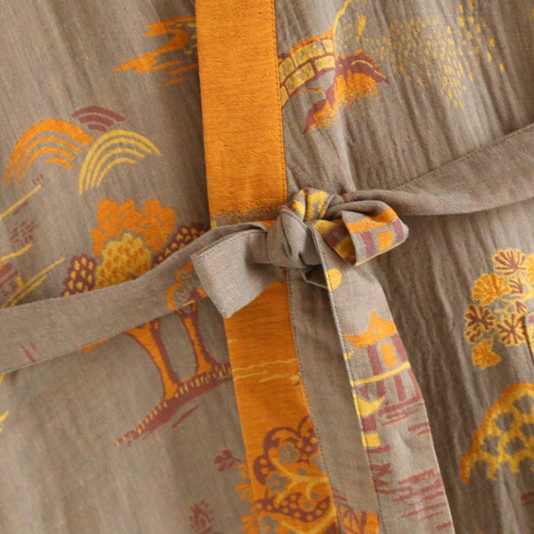 Peignoir-kimono-femme-coton-a-motifs-de-paysages-japonais-picture-3