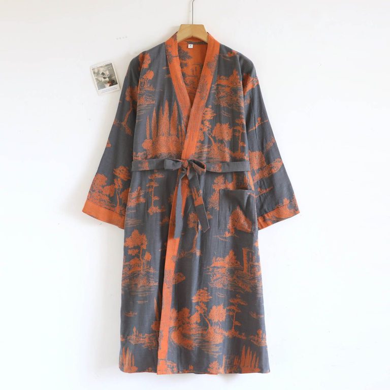 Peignoir-kimono-femme-coton-a-motifs-de-paysages-japonais-picture-8