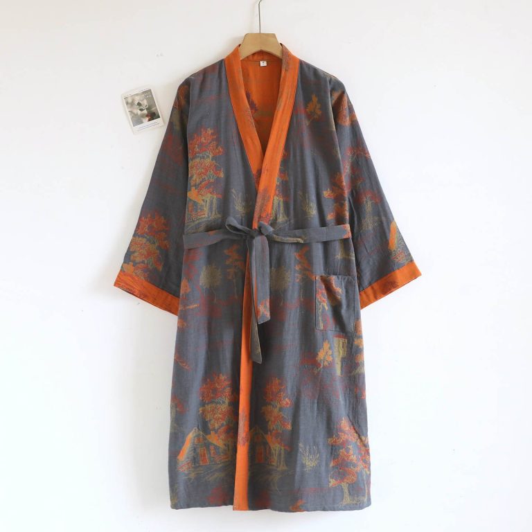 Peignoir-kimono-femme-coton-a-motifs-de-paysages-japonais-picture-9