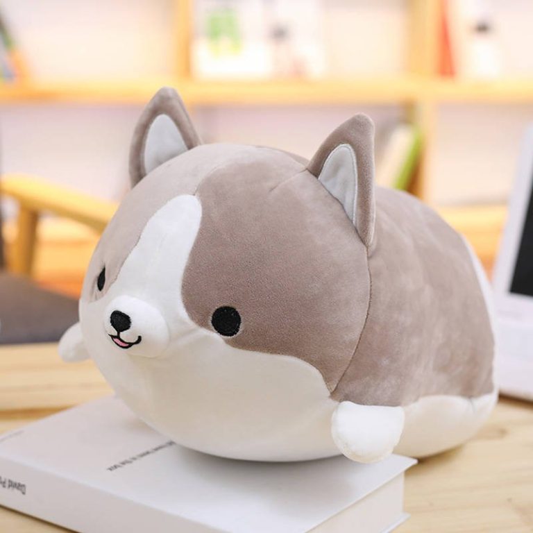 Peluche-chien-corgi-moelleuse-au-corps-rebondi-et-oreilles-dressees-picture-6