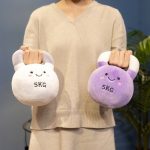 Peluche-kettlebell-et-haltere-a-visage-souriant-pour-decorer-un-coin-sport-picture-2