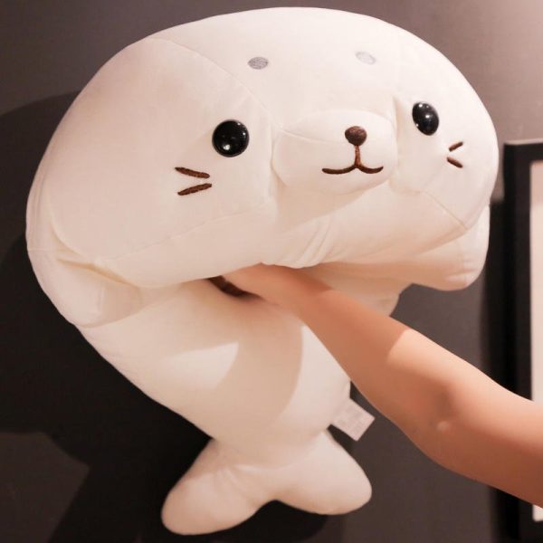 Peluche phoque coussin moelleuse