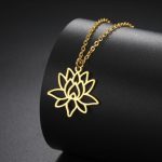 Pendentif-lotus-epure-en-acier-inoxydable-sur-chaine-fine-pour-femme-picture-5
