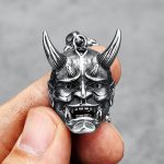 Pendentif-oni-en-acier-inoxydable-avec-masque-demoniaque-aux-cornes-recourbees-s-picture-2