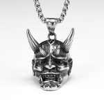 Pendentif-oni-en-acier-inoxydable-avec-masque-demoniaque-aux-cornes-recourbees-s-picture-8