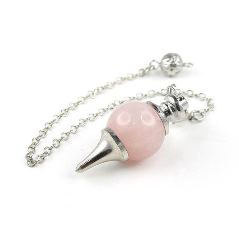 Pendule-divinatoire-pour-debutant-en-pierre-naturelle-a-pointe-conique-argentee-picture-10