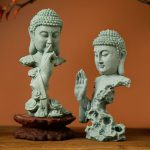 Petite-statue-Bouddha-a-leffet-pierre-pour-decoration-interieure-picture-1