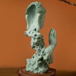 Petite-statue-Bouddha-a-leffet-pierre-pour-decoration-interieure-picture-3