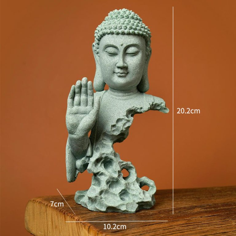 Petite-statue-Bouddha-a-leffet-pierre-pour-decoration-interieure-picture-7