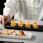 Plat-de-presentation-en-ceramique-a-relief-decailles-pour-sushis-et-amuse-bouche-picture-4