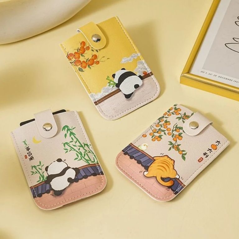 Porte-cartes-pour-femme-en-cuir-a-motifs-floraux-et-animaliers-inspires-de-lart-picture-3