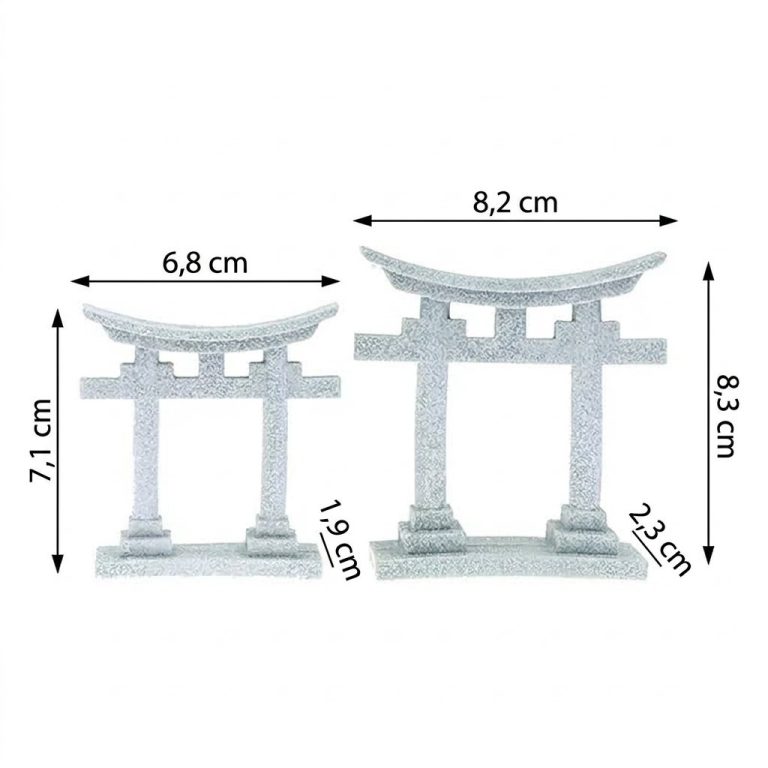 Torii japonais miniature en résine
