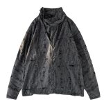 Pull col roulé oversize à effet déchiré style grunge