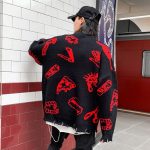 Pull-maille-oversize-streetwear-orne-de-symboles-punk-et-de-finitions-destructur-picture-3