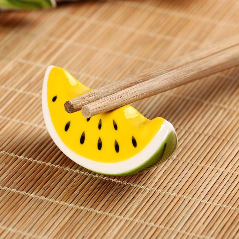 Repose-baguettes-japonais-en-ceramique-en-forme-de-pasteque-picture-4
